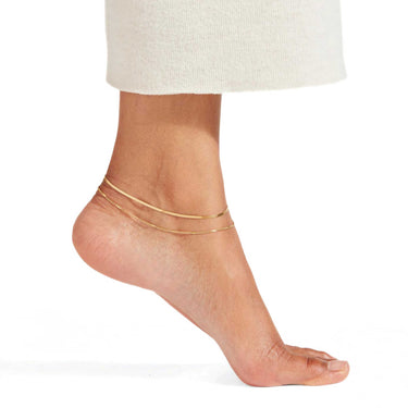 Surf Anklet - Ankle Bracelet - Anklet for Women - Gold Leg Bracelet Anklet Brother & Sisters